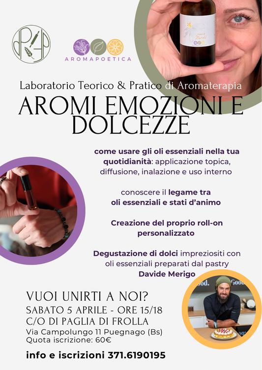 Aromi, Emozioni e Dolcezze: un laboratorio per nutrire i sensi e l’anima ✨
