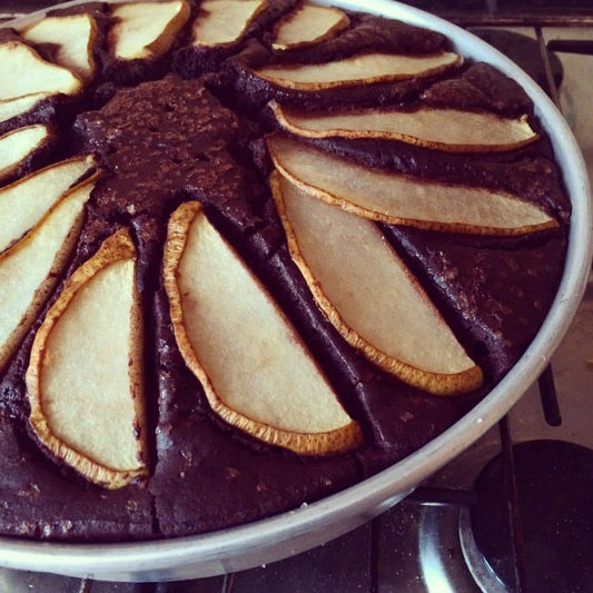 Torta pere e cacao con miscela “Dolce inverno”